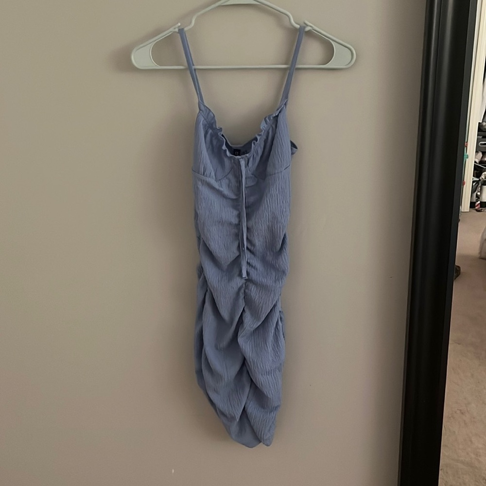 H&M blue mini dress